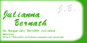 julianna bernath business card